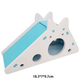 Mini Maison Hamster En Bois, Escalier, Chinchillas, Nid De Cochon D'inde, Lit Pour Petits Animaux De Compagnie, Cage, Jouets