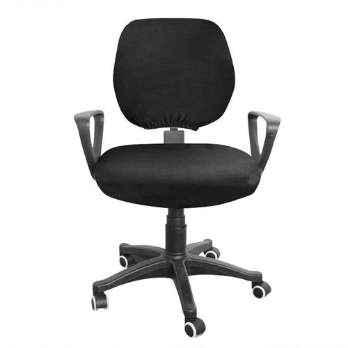 Housse De Fauteuil Universelle Housse De Chaise D'ordinateur Pivotante Extensible Spandex Protecteur De Chaise Antipoussière Siège De Bureau À Domicile Enveloppes De Chaise