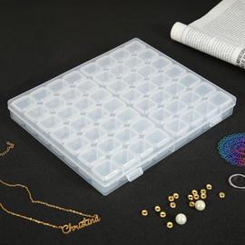 Boîte de rangement en plastique pour perles - Univers Broderie
