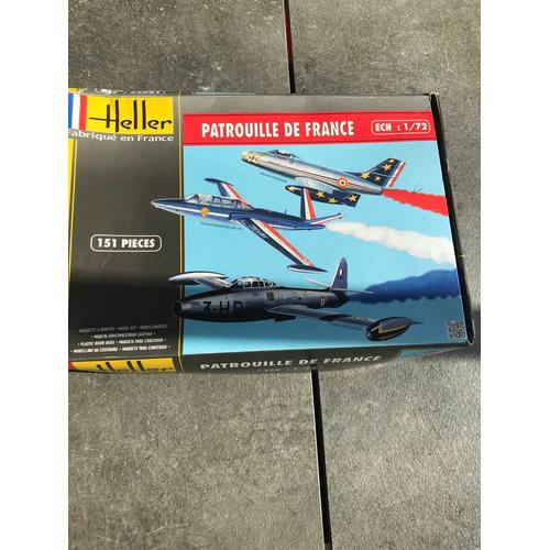 Maquette Avion Heller Patrouille De France Ref 53001 Sans Les Stickers-Heller