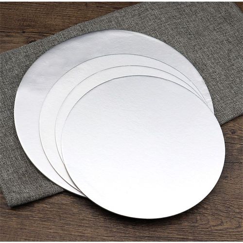 Planches À Gâteaux Rondes En Papier Mousse Antiadhésif, 10 Pièces, Base Circulaire En Carton, Pour Plateau À Gâteaux