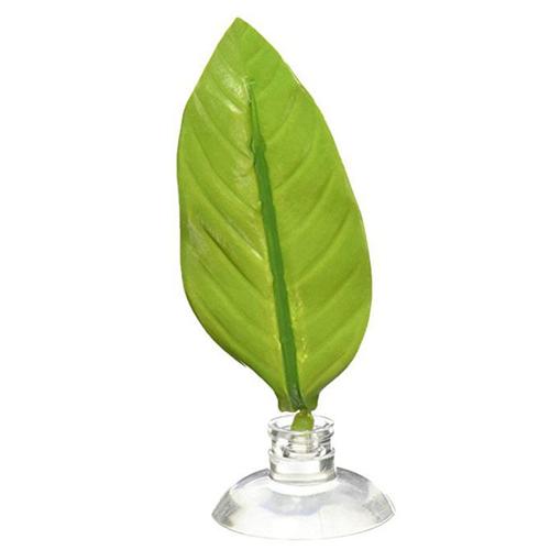 1 Pièce De Feuilles Artificielles Pour Aquarium, Repos De Poisson, Plante Ornementale, Betta Fish Play Relax Cover Leaf Hamac