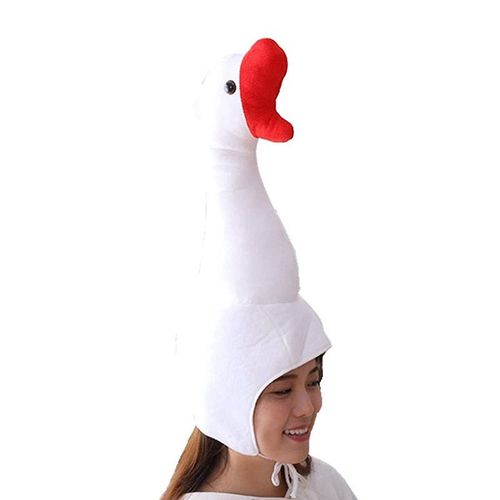 Casquette en peluche en forme d'oie pour enfants et adultes, chapeau de fête d'halloween, Cosplay, Animal, Costume chaud d'hiver de haute qualité