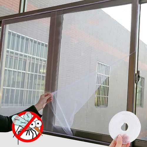 Rideau Anti-Insectes En Maille Auto-Adhésive, 2 Tailles, Moustiquaire Pour Fenêtre, Anti-Moustiques, Porte, Linge De Maison, Cuisine