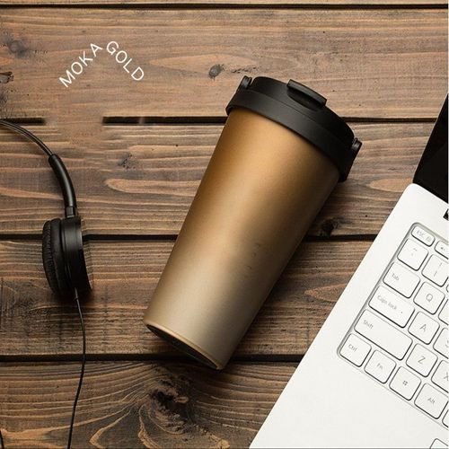 Tasse à café Thermos en acier inoxydable, tasse de voyage, Thermos, pour cadeaux, bouteille d'eau de 500ML