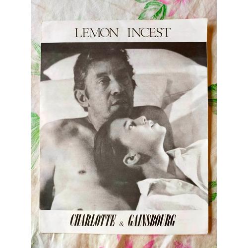 Partition Gainsbourg Lemon Incest