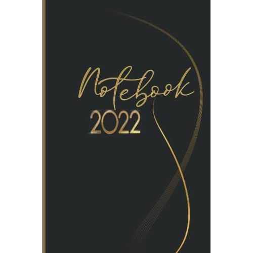 Notebook: Élégant Notebook Black And Gold