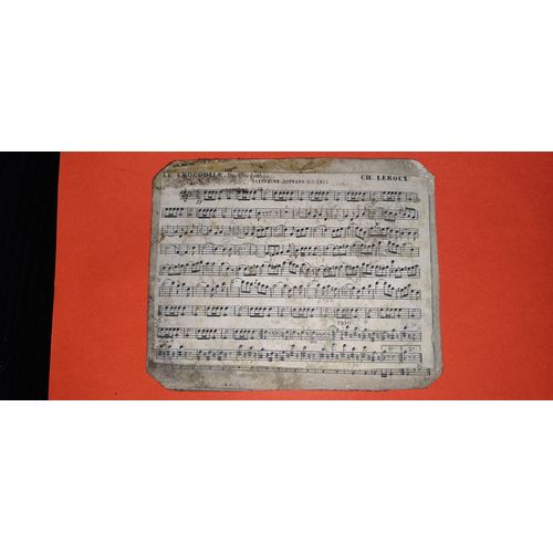 Vielle Partition Le Crocodile Pas Redoublé Saxophone Soprano Et Marche Française Le Père La Victoire 1er Baryton Pas Redoublé