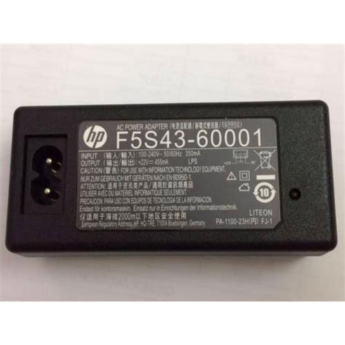 F5S43-60001 AC adaptateur chargeur alimentation + 22V 455mA HP Power Supply deskjet  1110 2130 2650 3630 3720 3750 séries, Officejet  3830 séries avec son câble d'alimentation HP original