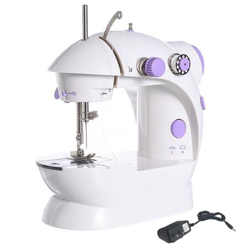 Mini Machine À Coudre Électrique Portable Avec Pédale De Pression, Multifonction, Pour Débutants, Pour La Réparation Et L'artisanat Ménager