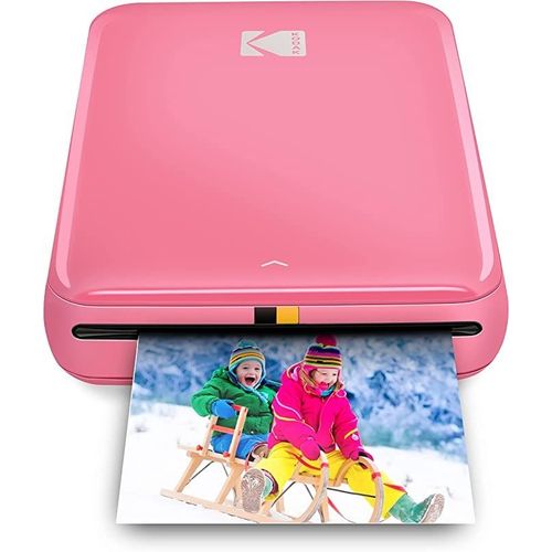 KODAK Step Imprimante photo mobile sans fil avec technologie Zinc (Rose)