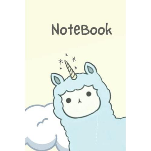 Notebook: Kawii Llama Unicorn Notebook