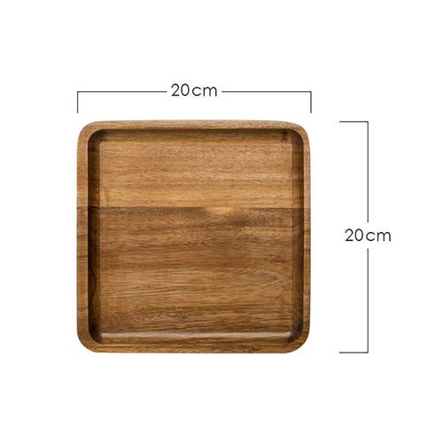 Plateau À Thé Rectangulaire En Bois, Assiette De Table De Service, Collations, Stockage Des Aliments, Plat Pour Hôtel, Cuisine À Domicile, Plateau De Service Pour Dessert, Plat De Rangement