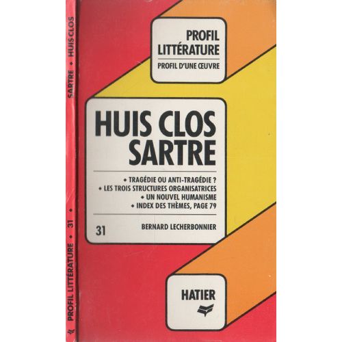 Huit Clos Sartre