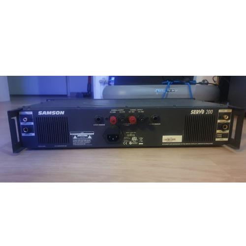 Ampli Samson cervo 2x100 watts. Ampli de monitoring, bridgeable 200 watts