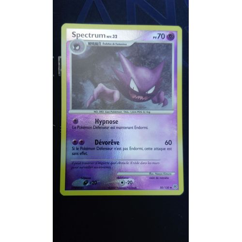 Carte Pokemon Spectrum Reverse 50/130 Du Set Diamant Et Perle