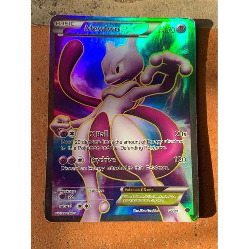 Carte Pokémon Mewtwo Ex Ultra Rare 