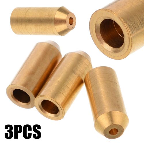3 pièces nouvel adaptateur de recharge de gaz en laiton pour S.T Dupont briquet commémoratif adaptateur de gaz Durable couleur or bricolage Kit de réparation