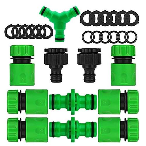 Connecteur de tuyau d'arrosage en plastique, ensemble de connecteurs rapides pour tuyau d'arrosage de jardin, adaptateur de Joint d'accouplement Double mâle 29 pièces