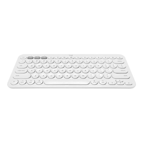 Logitech Clavier Bluetooth multi-appareils K380 - Clavier - sans fil - Bluetooth 3.0 - QWERTY - Italien - blanc cassé