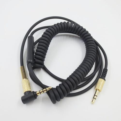 Marshall cable pour casque marshall microphone a commande filaire a trois boutons 3,5 paires male a male ligne d'enregistrement