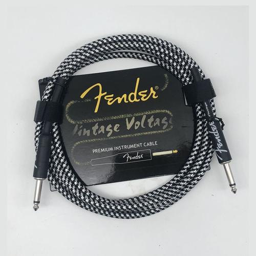 Black 3 mètres - Câble de guitare, câble Jack, basse, boîte électrique, câble Audio, réduction du bruit, couleur, tressé, câble blindé