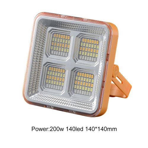 Couleur D6 Solaire Led Travail 4 Modèle Usb Batterie Rechargeable Extérieure Étanche Usb Projecteur Panneau Solaire Lampe De Camping