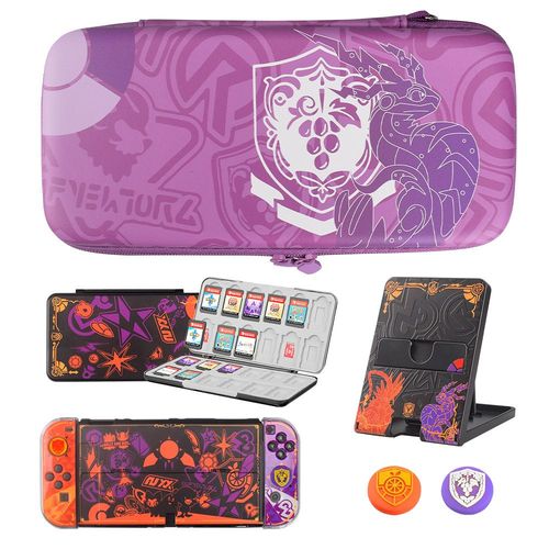 Interrupteur Oled Zhuzi Pokémon Jeu Accessoires Interrupteur Étui De Protection Boîte À Cartes Sac De Rangement-Ensemble B-Joy878