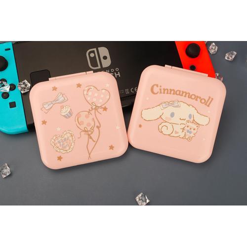 Switch Card Box Nintendo Switch Game Card Storage Box Switch Thème Card Box-K085 Cinnamon Dog-Pink-Joy1436