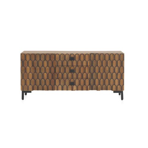 Buffet En Bois De Manguier Massif Marron
