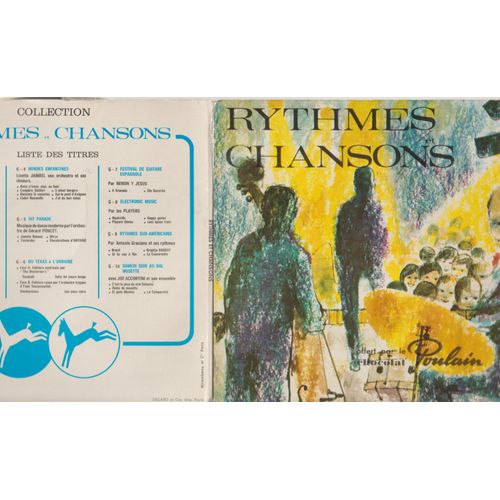 45 Rpm Collection Poulain G10 - Rythmes Et Chansons G10 Samedi Soir Au Bal Musette Joe Accortini Et Son Ensemble- C'est La Java Du Vrai Sebasto - Reine De Musette El Gato Montès 1966 -