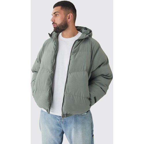 Grande Taille - Doudoune À Capuche - Man Homme - Gris - Xxl, Gris
