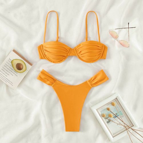 Bikini Sexy Maillot De Bain Triangle Plus Size Maillot De Bain Deux Pièces Pour Femme