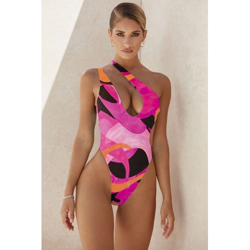 Maillot De Bain Une Épaule Maillot De Bain Une Pièce Femmes Taille Plus Bikini Taille Haute Dos Nu Femmes Sexy