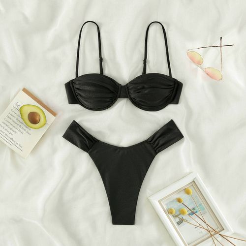 Bikini Sexy Maillot De Bain Triangle Plus Size Maillot De Bain Deux Pièces Pour Femme
