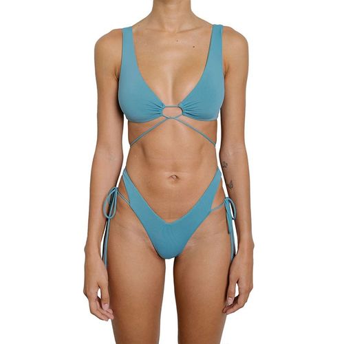 Bikini Sexy Maillot De Bain Femmes Vacances Balnéaires Rétro Simples