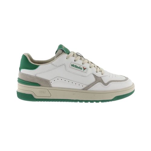 Victoria Baskets C80 Blanche Et Verte