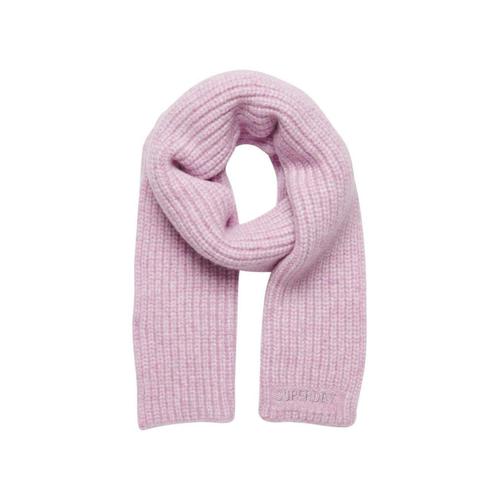 Echarpe Superdry Vintage Ribbed Essential Femme Rose