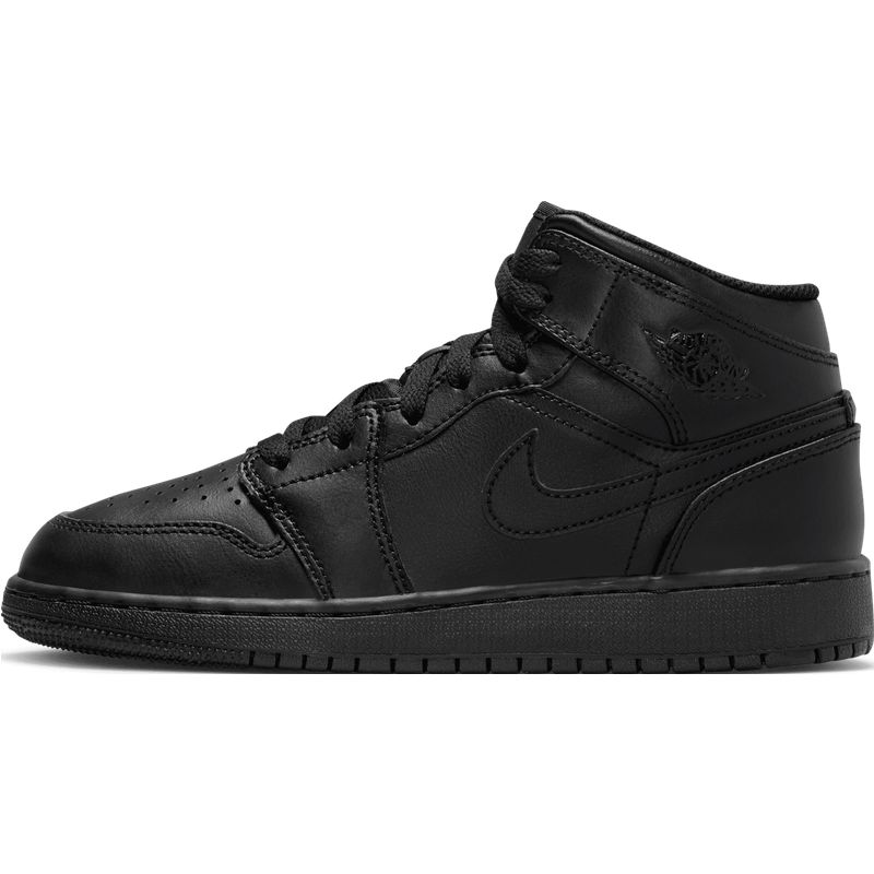 Baskets Jordan 1 Mid pour Enfant plus age Noir 36.5 Rakuten