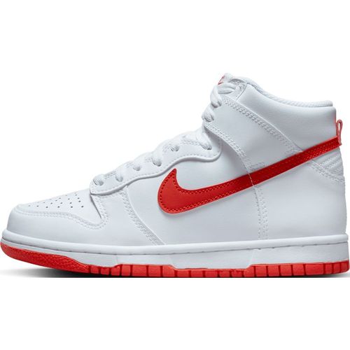Baskets Nike Dunk High Pour Enfant Plusgé Blanc