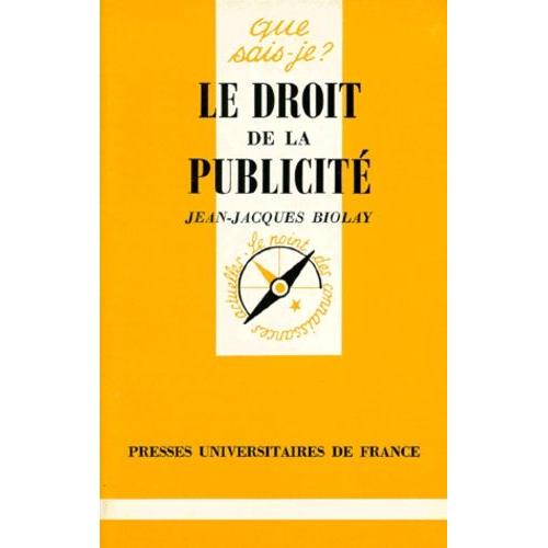 Le Droit De La Publicité