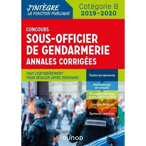 Concours Sous-Officier De Gendarmerie - Annales Corrigées