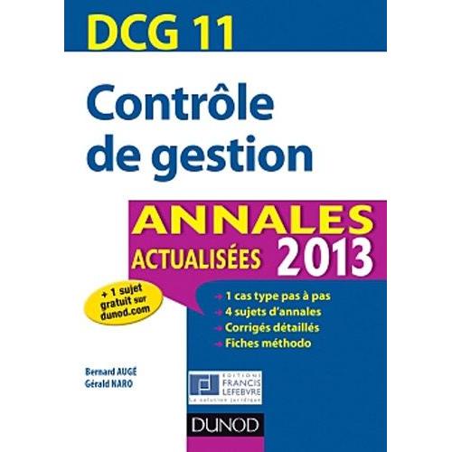 Contrôle De Gestion Dcg 11 - Annales