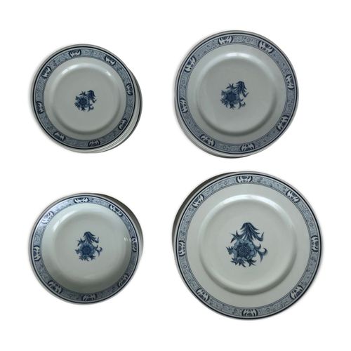 Assiettes Haviland Limoges Bleu