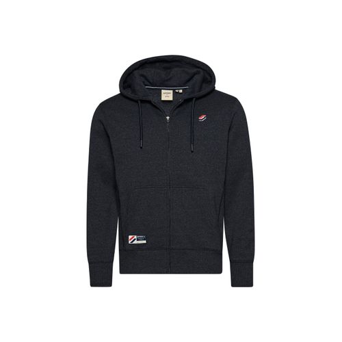Sweat Superdry Logo Flag Homme Bleu