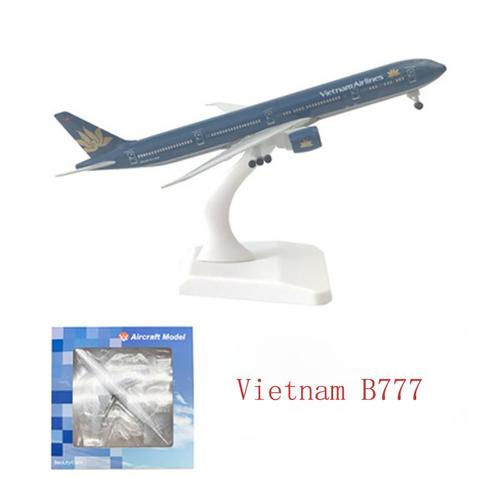 couleur Vietnam Airline B777 avion en alliage de 20CM, 1/400 B747 B777 A320 A330 A350 Pan Am KLM, avion de russie EVA saoudien