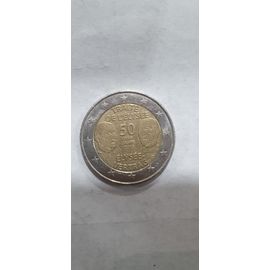 piece 2 euro 50 ans traité de l elysée