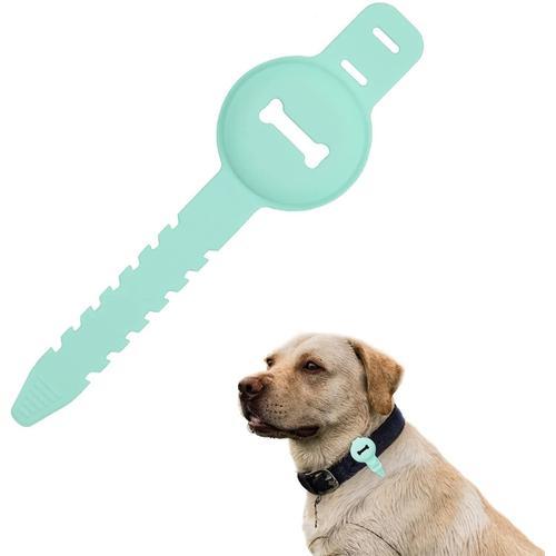 Étui de protection en silicone pour collier de chien Air Tag compatible  avec le suivi GPS