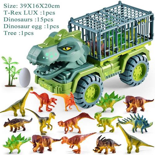 couleur T-Rex LUX Grand Grand jouet de Transport de dinosaures, voiture, camion, Indominus Rex, cadeaux de noël pour enfants