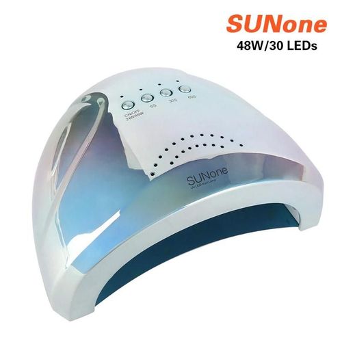 48w-Bleu Coloré - Lampe À Ongles Uv, Sèche Ongles Pour Gel, Vernis À Ongles, Lumière De Manucure Solaire Uv, Lampe Led Pour Nail Art 